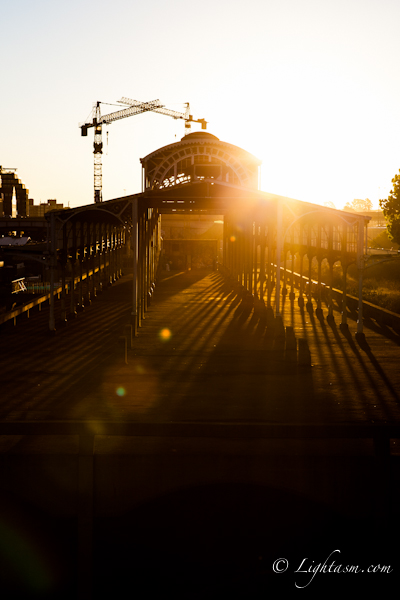 Old Park Station Sunset from the Photowalk to Nelson Mandela Bridge