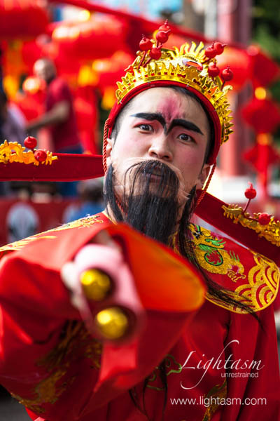 Chinese Performer in Costume